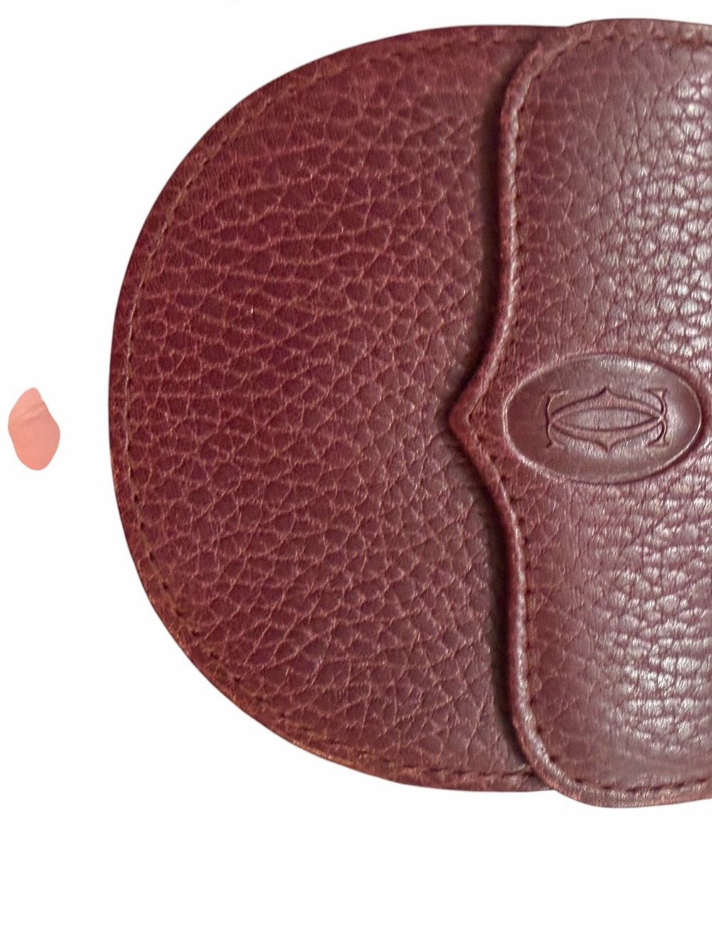 Cartier Vintage Coin Purse - Burgundy - Picture 3 of 10